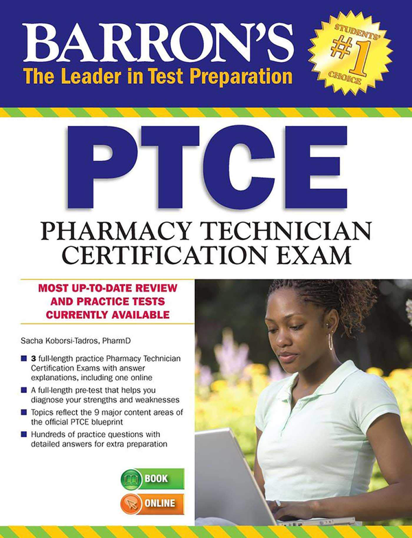Паперова книга « Barron's PTCE/Pharmacy Technician Certification Exam with Online Test» - фото №1