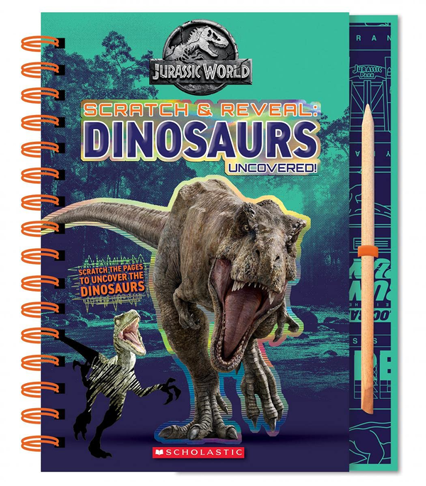Бумажная книга «Dinosaurs Uncovered! Scratch Magic», автор Мэрилин Истон - фото №1