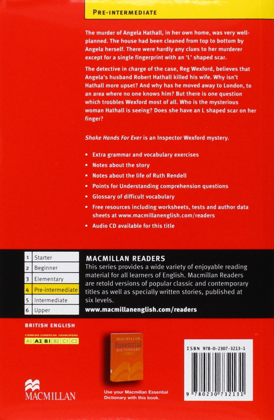 Паперова книга «Pre-intermediate Level: Shake Hands Forever (+ Audio CD)», авторів Рут Ренделл, Джон Ескотт - фото №1