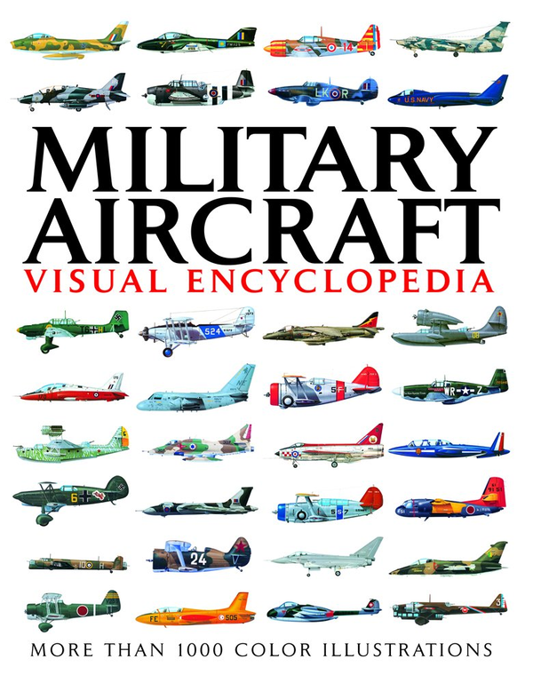 Бумажная книга «Visual Encyclopedia of Military Aircraft», автор Джим Винчестер - фото №1