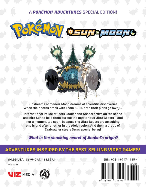 Бумажная книга «Pokemon. Sun & Moon. Volume 7», автор Хиденори Кусака - фото №1