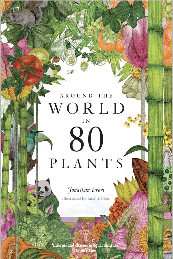 Бумажная книга «Around the World in 80 Plants», автор Джонатан Дрори - фото №1