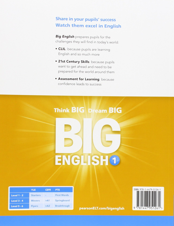 Паперова книга «Big English 1. Pupils Book», авторів Маріо Еррера, Кристофер Сол Круз - фото №1