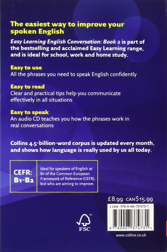 Паперова книга «Collins Easy Learning English Conversation: Book 2» - фото №1