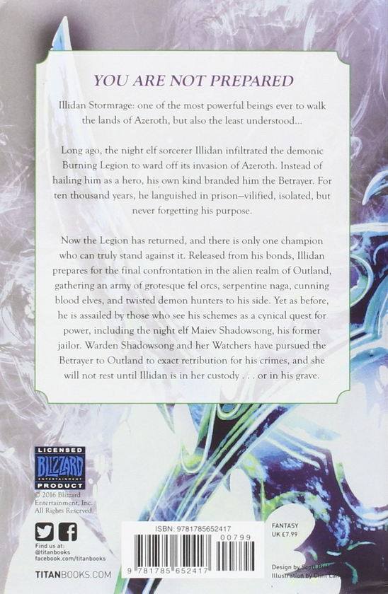 Паперова книга «World of Warcraft: Illidan», автор Уільям Кінгстон - фото №1