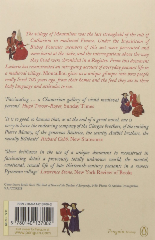 Бумажная книга «Montaillou. Cathars and Catholics in a French Village. 1294-1324 », автор Эммануэль Ле Руа Ладюри - фото №1