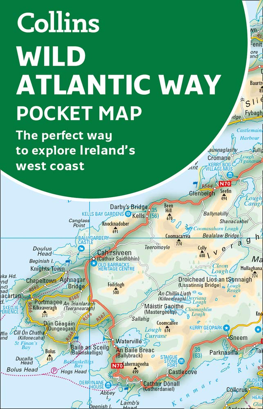 Паперова книга «Wild Atlantic Way Pocket Map: The perfect way to explore Ireland’s west coast» - фото №1