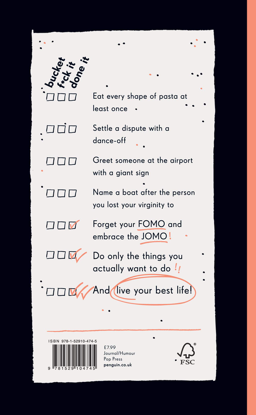 [object Object] «The Bucket, F*ck it, Done it List 3,669 Things to Do. Or Not. Whatever», авторов Джейми Армстронг, Сара Киннинмонт - фото №2 - миниатюра