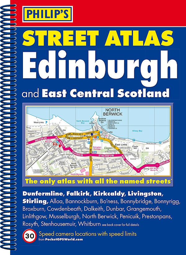 Бумажная книга «Philip's Street Atlas Edinburgh and East Central Scotland : Pocket Edition» - фото №1