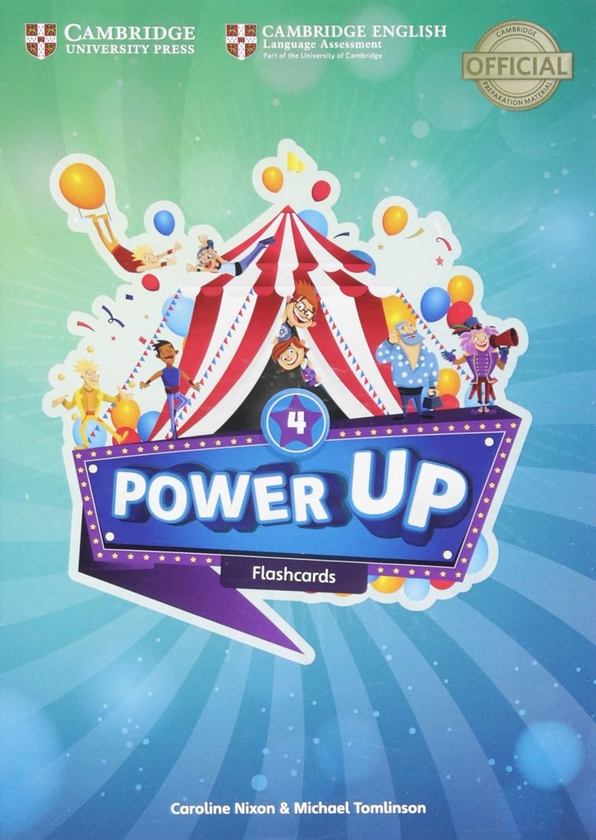 [object Object] «Power Up Level 4 Flashcards (Pack of 185)», авторів Керолайн Ніксон, Майкл Томлінсон - фото №1