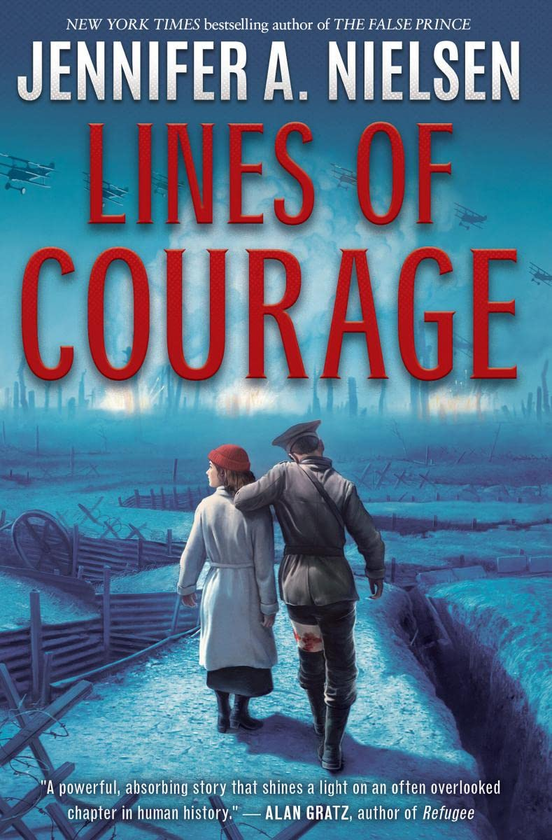 Паперова книга «Lines of Courage», автор Дженніфер Е. Нільсен - фото №1