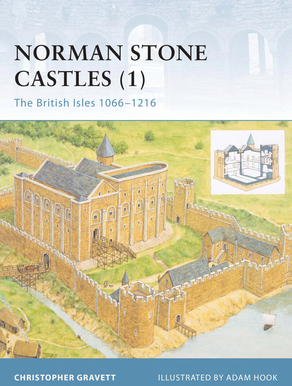Бумажная книга «Norman Stone Castles (1). The British Isles 1066–1216», автор Кристофер Грэветт - фото №1