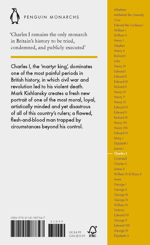 Бумажная книга «Charles I », автор Марк Кишланский - фото №1