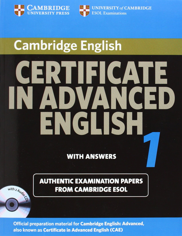 Паперова книга «Cambridge Certificate in Advanced English 1» - фото №1