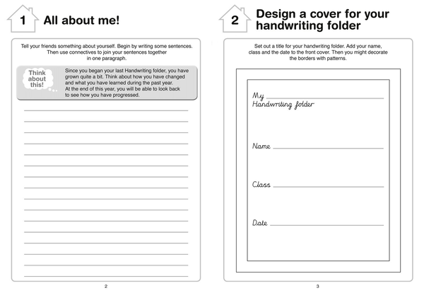 Паперова книга «Handwriting Workbook 4» - фото №1