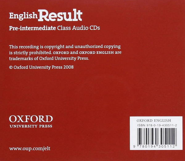 Бумажная книга «English Result Pre-Intermediate Class Audio CDs (2) », авторов Энни Макдональд, Марк Хэнкок - фото №1