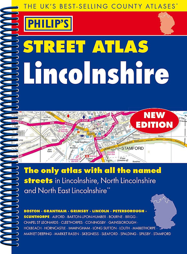 Паперова книга «Philip's Street Atlas Lincolnshire» - фото №1