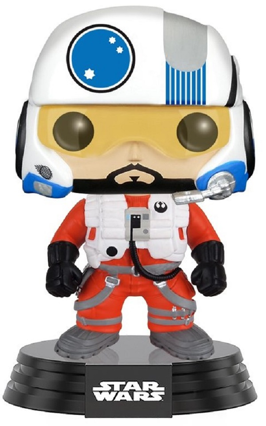  «Коллекционная фигурка Funko Pop! Pop movies Star Wars Episode VII Snap Wexley (FK9614)», бренда Funko Pop - фото №1