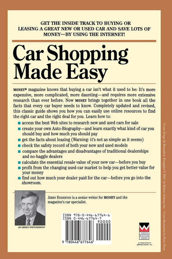 [object Object] «Car Shopping Made Easy. Buying or Leasing, New or Used: How to Get the Car You Want at the Price You Want to Pay», автор Джеррі Еджертон - фото №2 - мініатюра