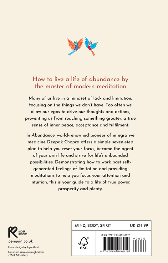 Паперова книга «Abundance», автор Діпак Чопра - фото №1