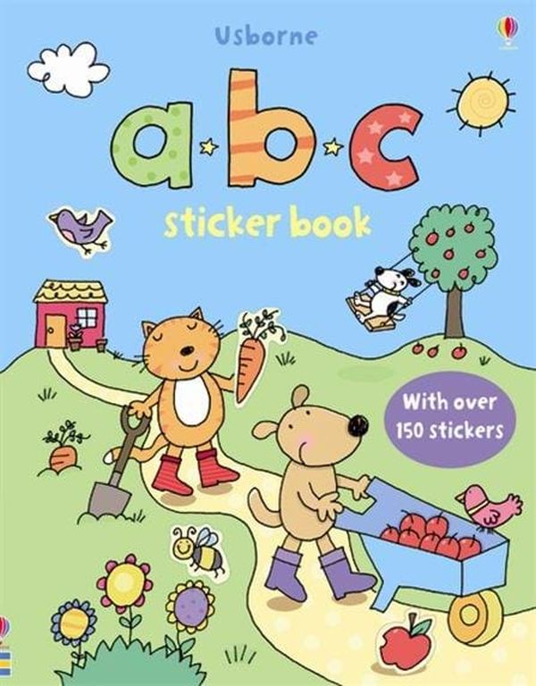 Паперова книга «ABC Sticker Book», автор Сем Теплін - фото №1
