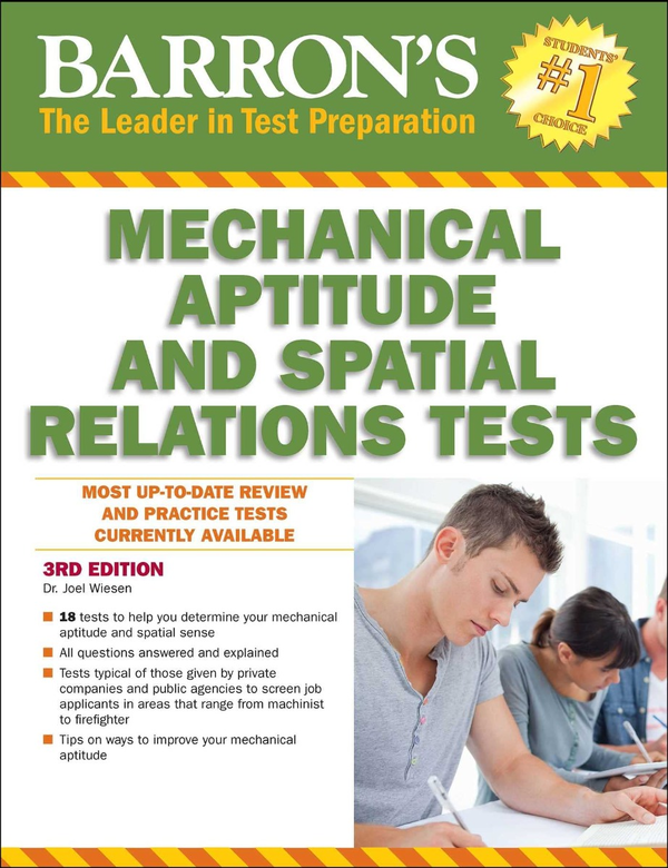 Паперова книга «Mechanical Aptitude and Spatial Relations Test», автор Джоел Візен - фото №1