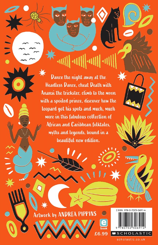 Бумажная книга «African and Caribbean Folktales, Myths and Legends», автор Венди Ширер - фото №1