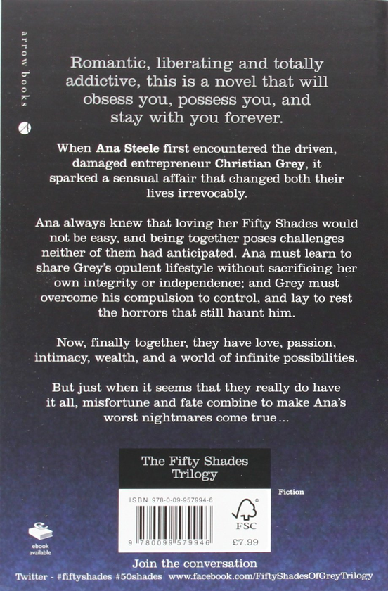 Бумажная книга «Fifty Shades Trilogy Boxed Set», автор Э. Л. Джеймс - фото №1