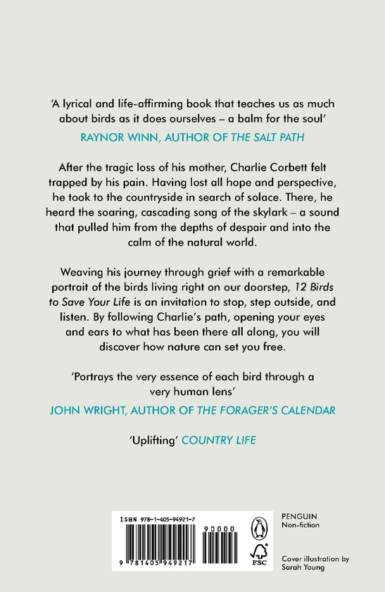Бумажная книга «12 Birds to Save Your Life. Nature's Lessons in Happiness», автор Чарли Корбетт - фото №1