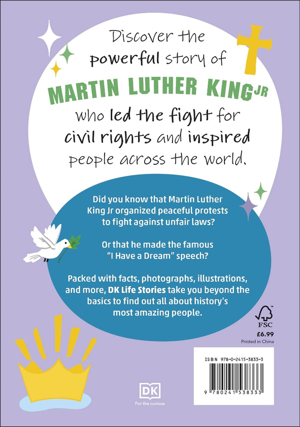 Бумажная книга «Life Stories. Martin Luther King Jr», автор Лори Калховен - фото №1