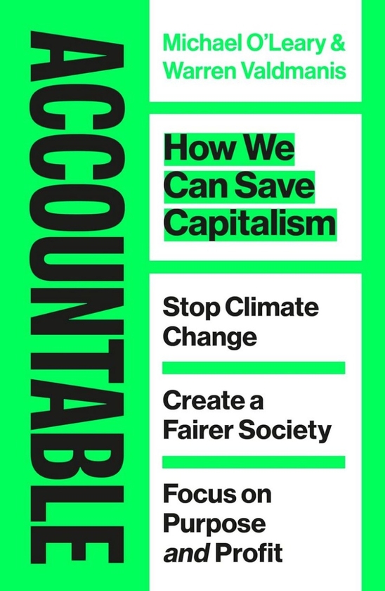 Паперова книга «Accountable. How we Can Save Capitalism», авторів Воррен Валдманіс, Майкл О'Лірі - фото №1