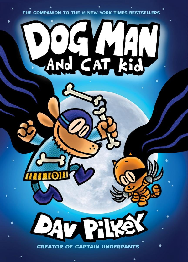 Бумажная книга «Dog Man 4. Dog Man and Cat Kid», автор Дэв Пилки - фото №1