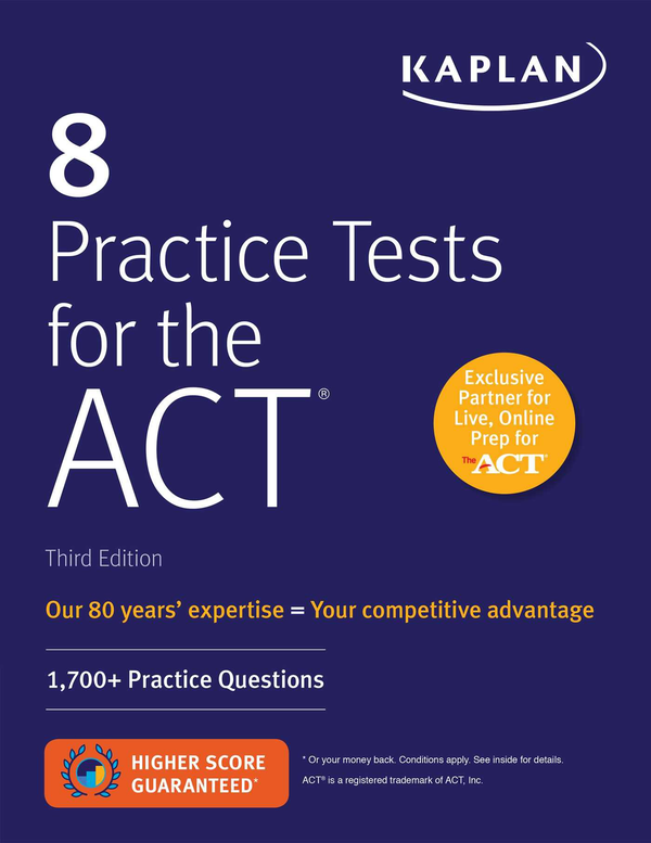 Паперова книга «8 Practice Tests for the ACT : 1,700+ Practice Questions» - фото №1