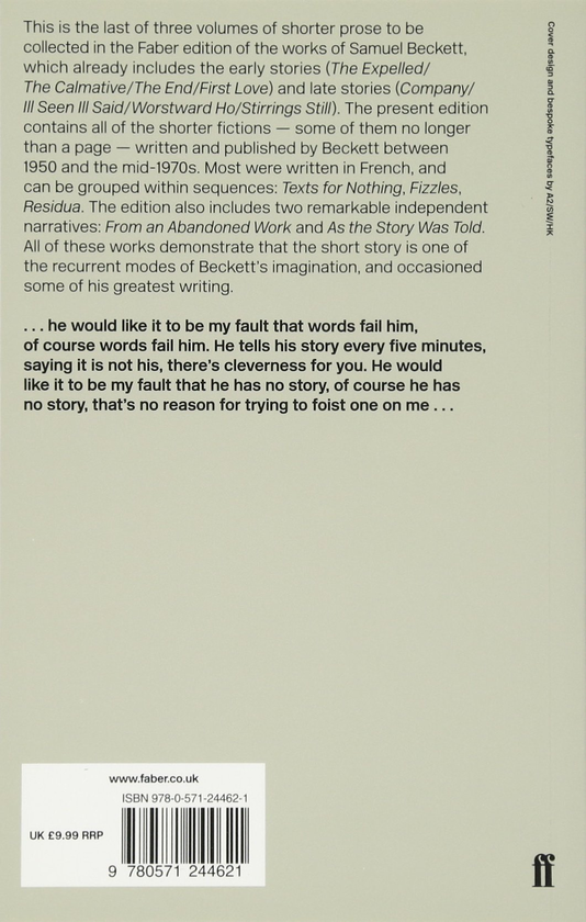 [object Object] «Texts for Nothing and Other Shorter Prose. 1950-1976», автор Сэмюэл Беккет - фото №2 - миниатюра
