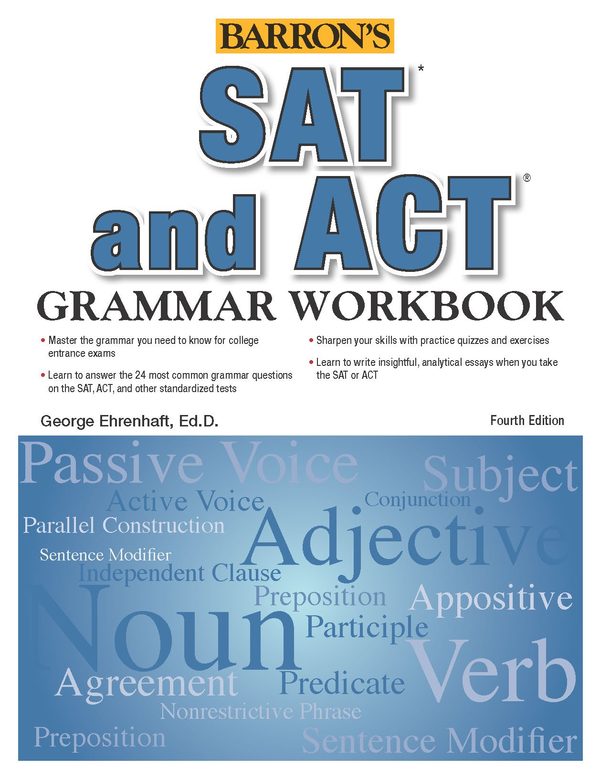 Паперова книга «SAT and ACT Grammar Workbook», автор Джордж Еренхафт - фото №1