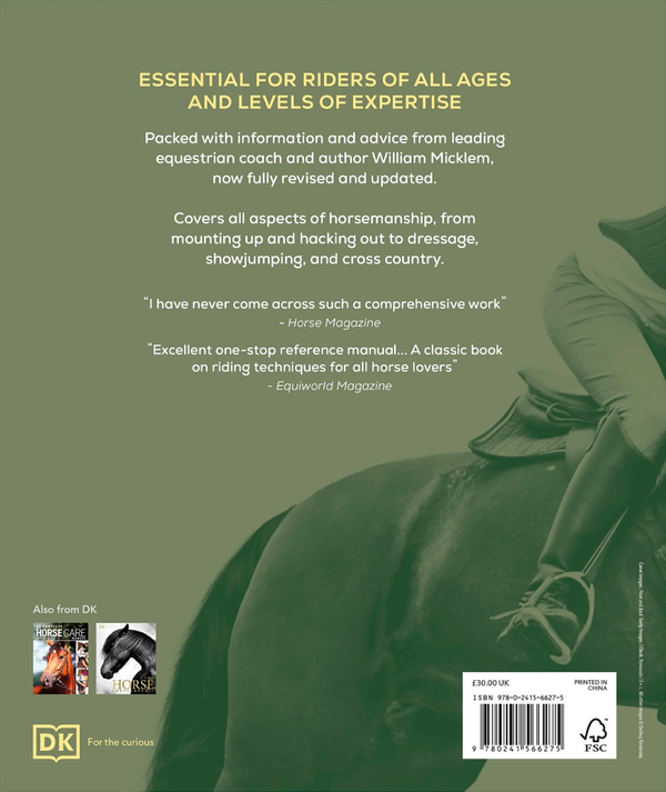 Бумажная книга «Complete Horse Riding Manual», автор Уильям Миклем - фото №1