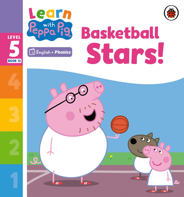 Паперова книга «Learn with Peppa Phonics Level 5 Book 12. Basketball Stars! » - фото №1