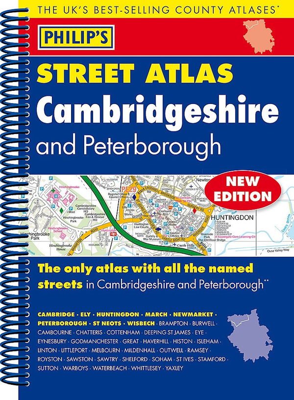 Бумажная книга «Philip's Street Atlas Cambridgeshire and Peterborough» - фото №1