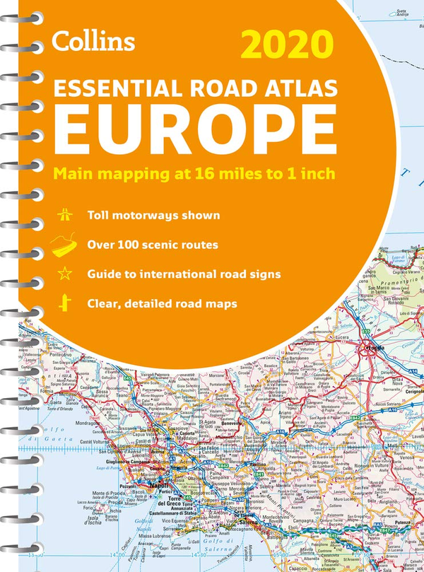Паперова книга «2020 Collins Essential Road Atlas Europe» - фото №1