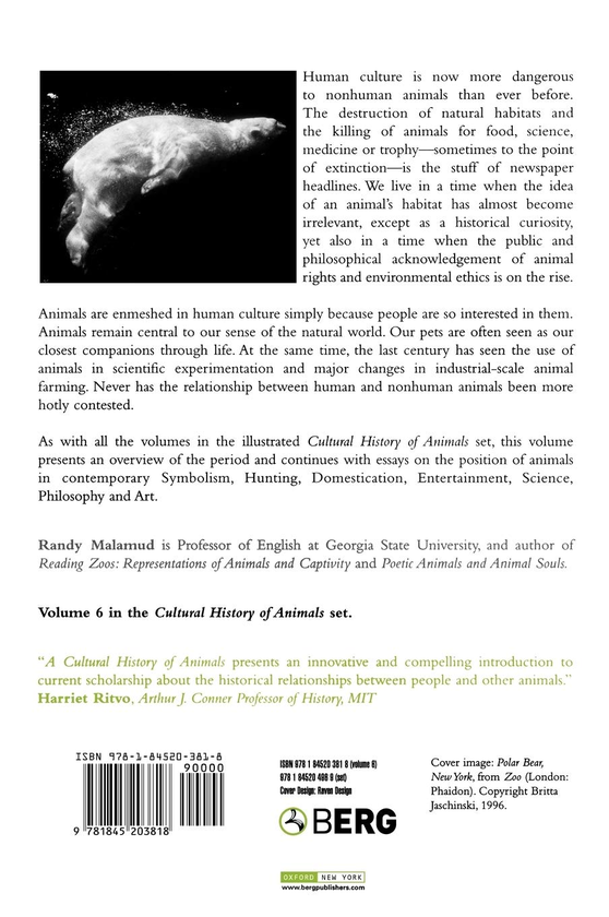 Бумажная книга «A Cultural History of Animals in the Modern Age» - фото №1