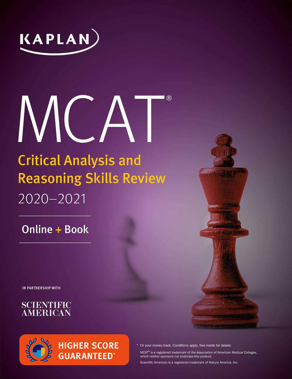 [object Object] «MCAT Critical Analysis and Reasoning Skills Review 2020-2021 : Online + Book» - фото №1