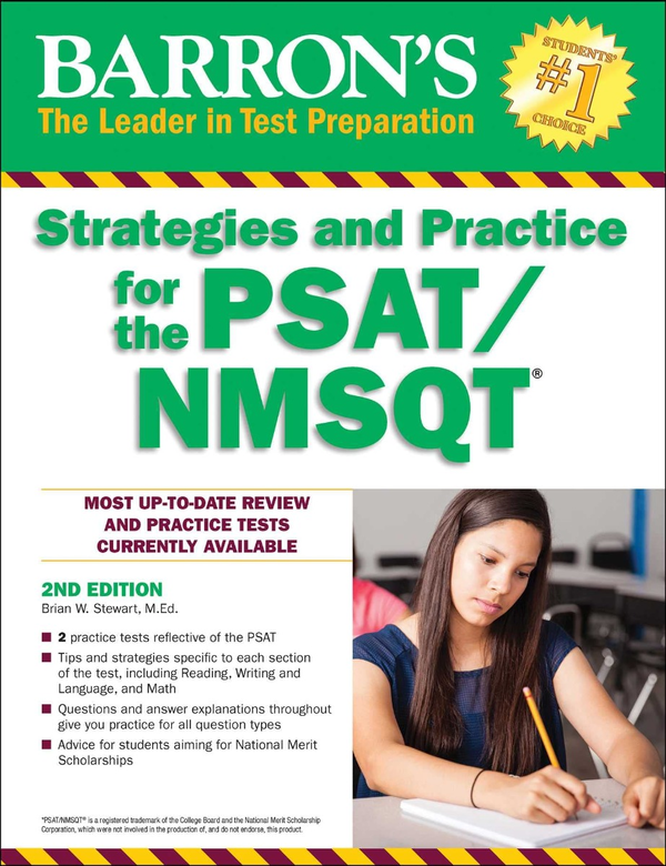 Паперова книга «Strategies and Practice for the PSAT/NMSQT», автор Брайан В. Стюарт - фото №1