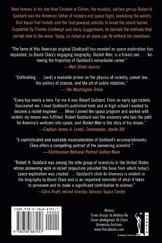 Бумажная книга «Rocket Man. Robert H. Goddard and the Birth of the Space Age», автор Дэвид А. Клэри - фото №1