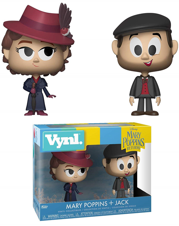  «Коллекционная фигурка Funko Pop! Vynl Мэри Поппинс и Джек (FK34222)», бренда Funko Pop - фото №1