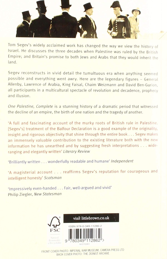 [object Object] «One Palestine, Complete: Jews and Arabs Under the British Mandate», автор Том Сегев - фото №2 - миниатюра