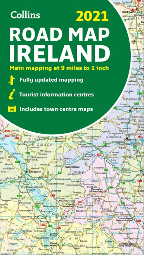 Паперова книга «2021 Collins Map of Ireland» - фото №1