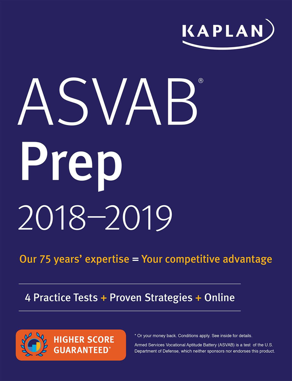 Бумажная книга «ASVAB Prep 2018-2019 : 4 Practice Tests + Proven Strategies + Online» - фото №1
