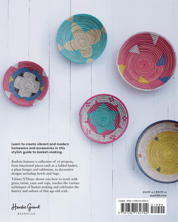 Паперова книга «Baskets: Projects, techniques and inspirational designs for you and your home», автор Табара Н'діайє - фото №1