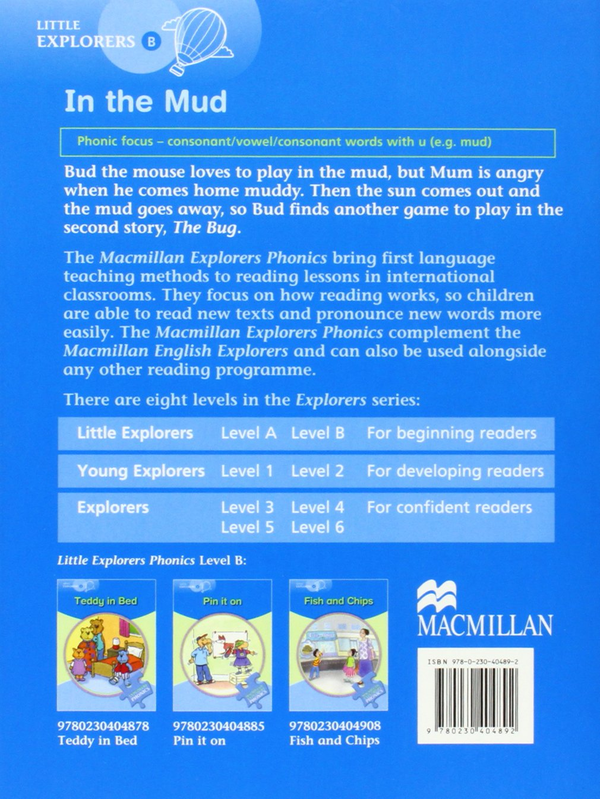 Паперова книга «Little Explorers B: In the Mud », автор Гілл Буджелл - фото №1