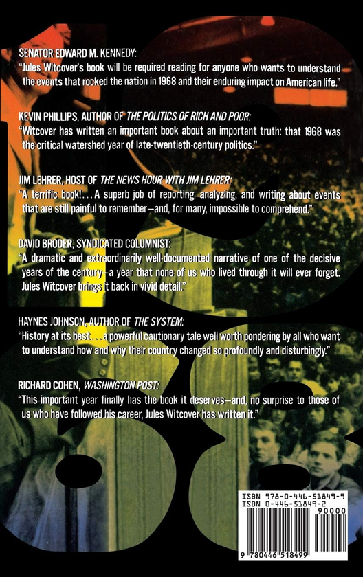 Паперова книга «The Year the Dream Died. Revisiting 1968 in America», автор Жюль Вітковер - фото №1